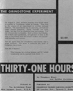 cover of 1966 edition of Thirty-One Hours